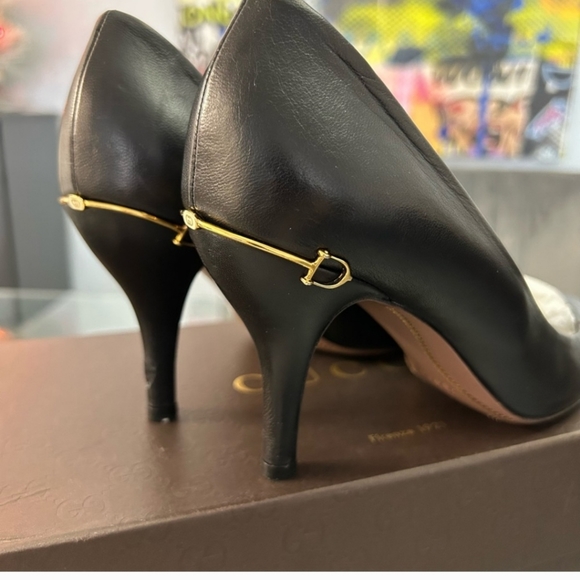 Gucci Horsebit Leather Pumps Shoes Heels - Picture 7 of 10
